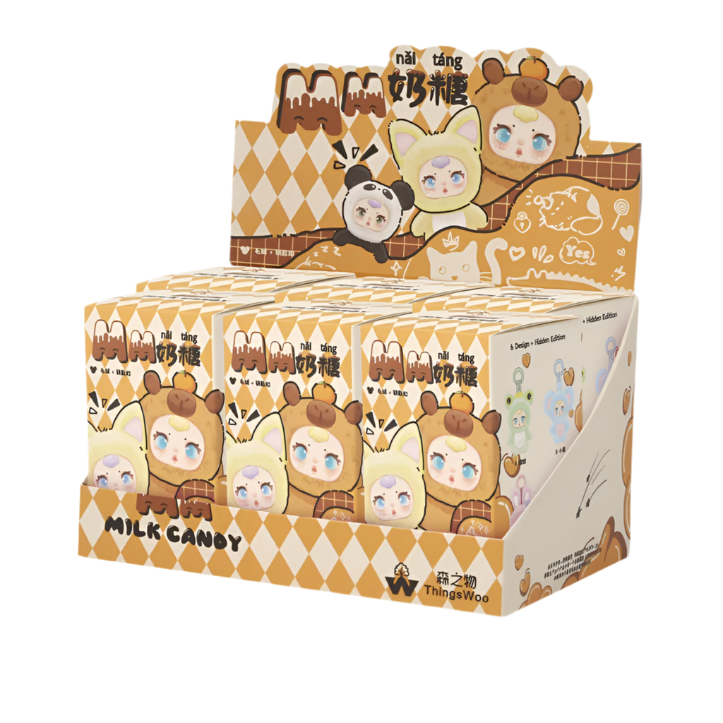 MM Milk Candy Plush Blind Box Keychain
