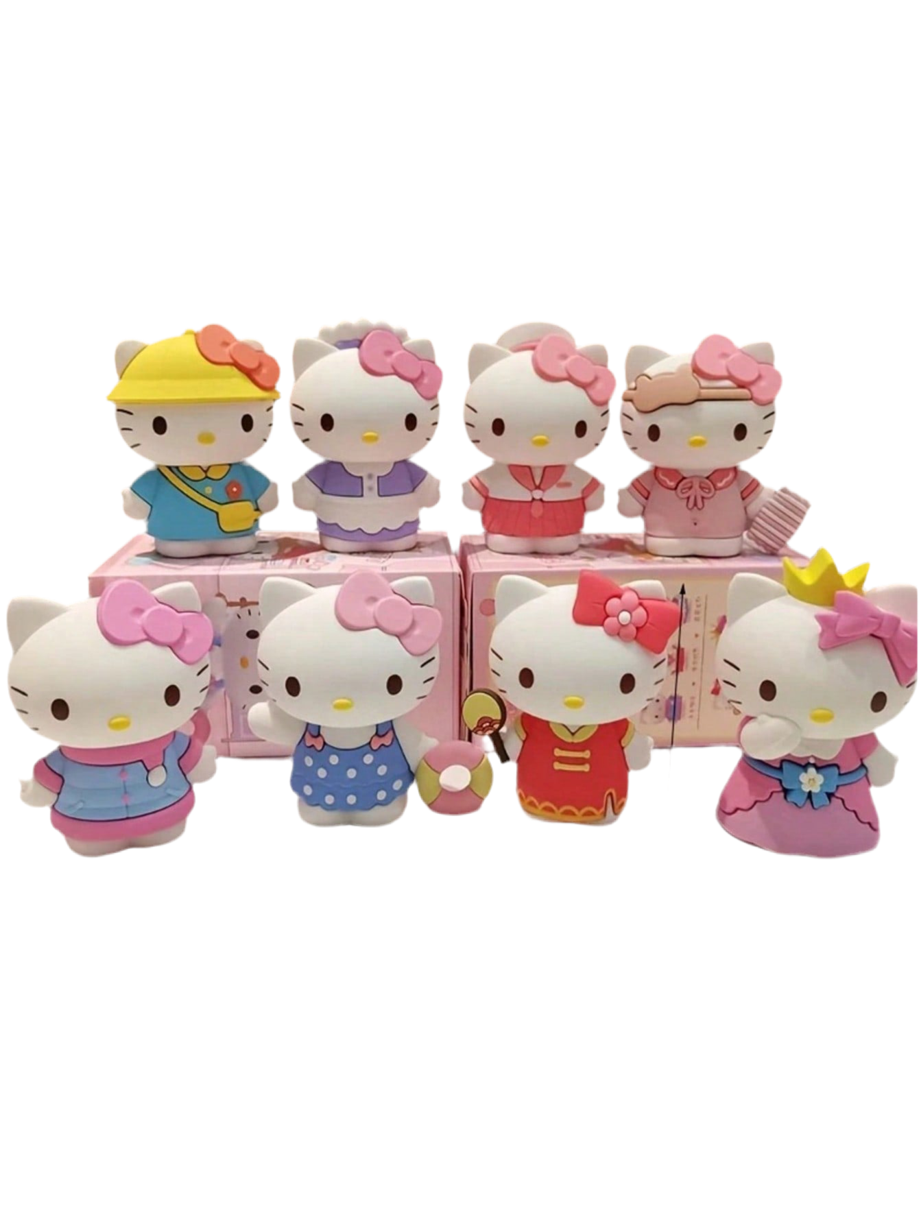 Hello Kitty Mini Doll Figures Multicolor