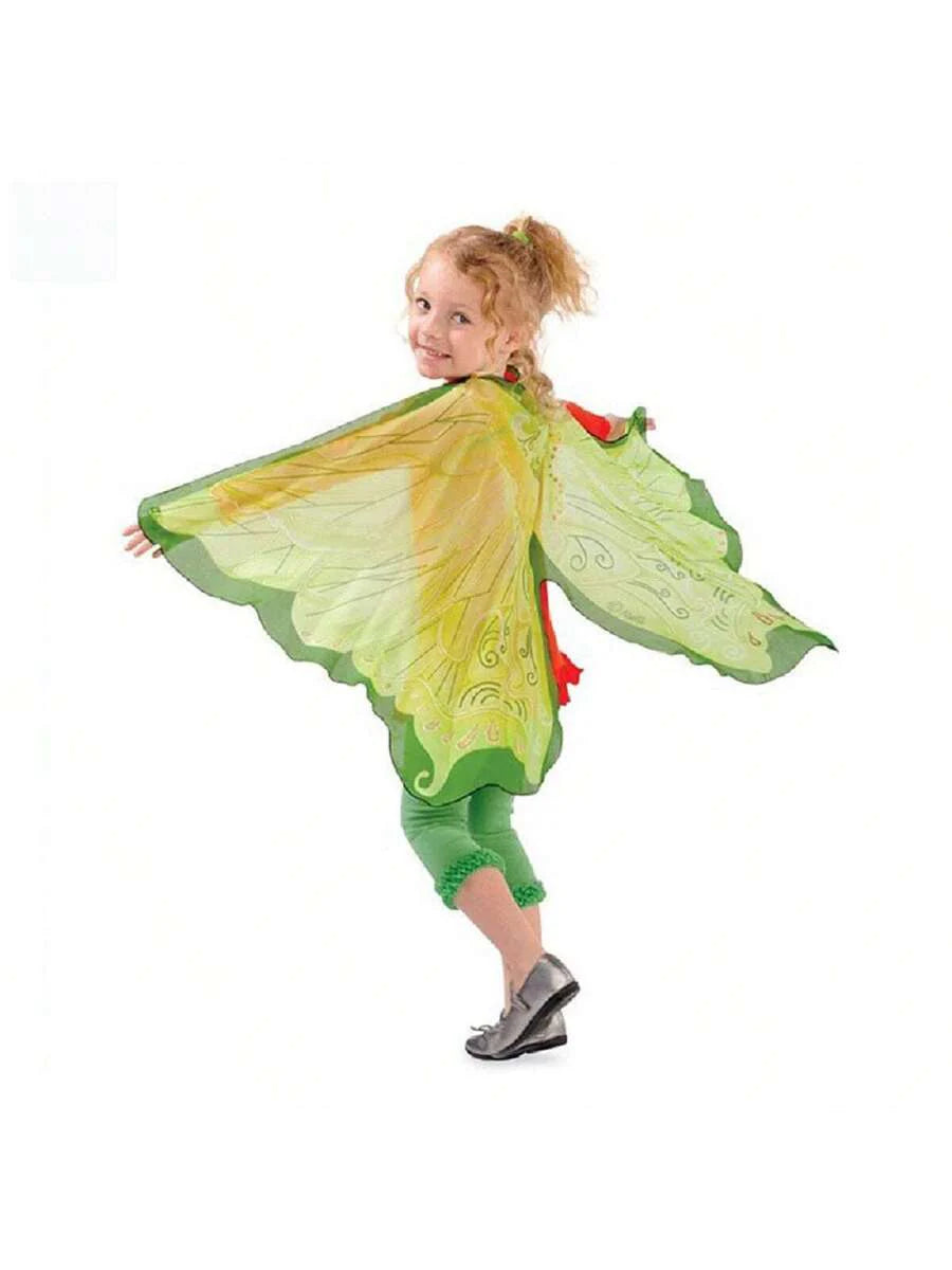 New Kids Fairy Costume Set With Butterfly Wing Cloak & Mask, Cute Butterfly Dress-Up Cloak Suitable For Outdoor Play, Great Valentine's Day And New Year Gift
