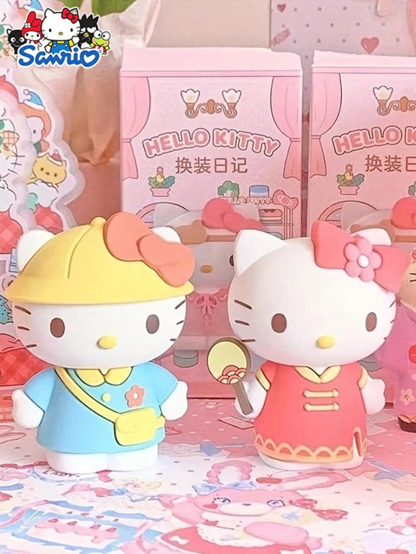 Hello Kitty Mini Doll Figures