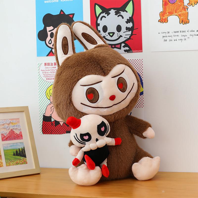 Plush Labubu Stuffed Toy with Tycoco 35cm - 80cm | Cute Soft Plush Doll
