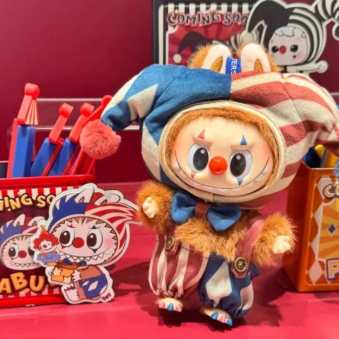 Labubu The Monsters – Halloween “Why So Serious” Series | Juggling Clown Mini Vinyl Plush Pendant Blind Box