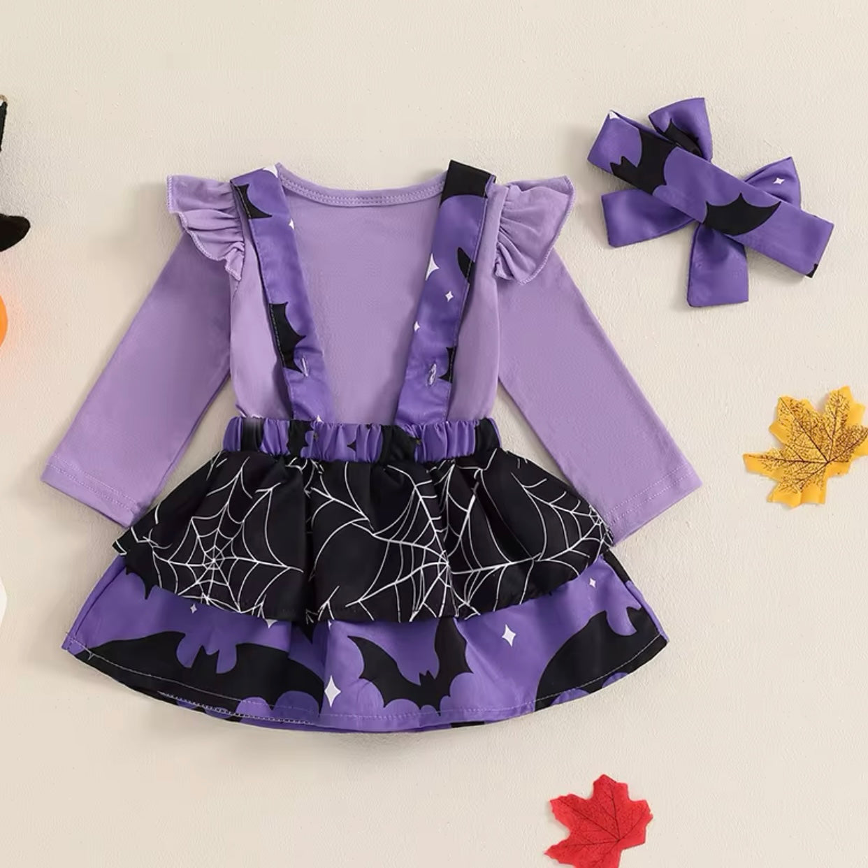 Baby Girls Halloween Bodysuit & Dress Costume (Age Newborn - 18M)