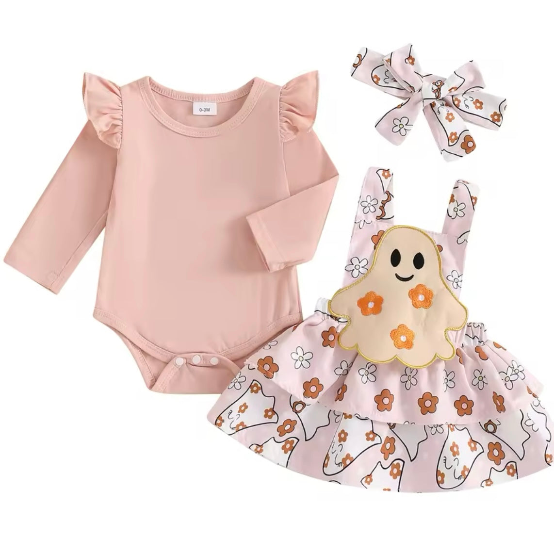 Baby Girls Halloween Bodysuit & Dress Costume (Age Newborn - 18M)