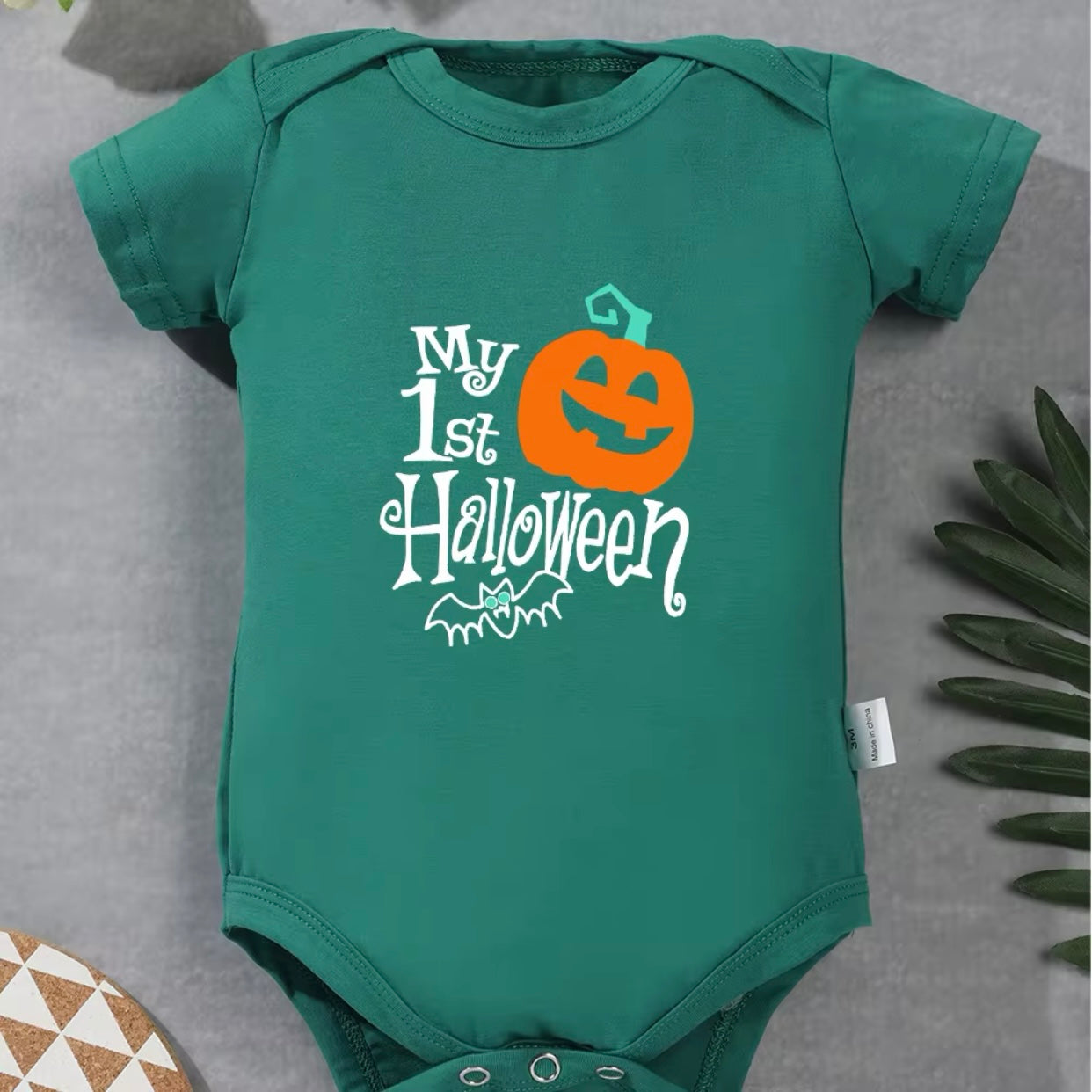 Baby “My 1st Halloween” Cotton Bodysuit (Age 3M-24M)