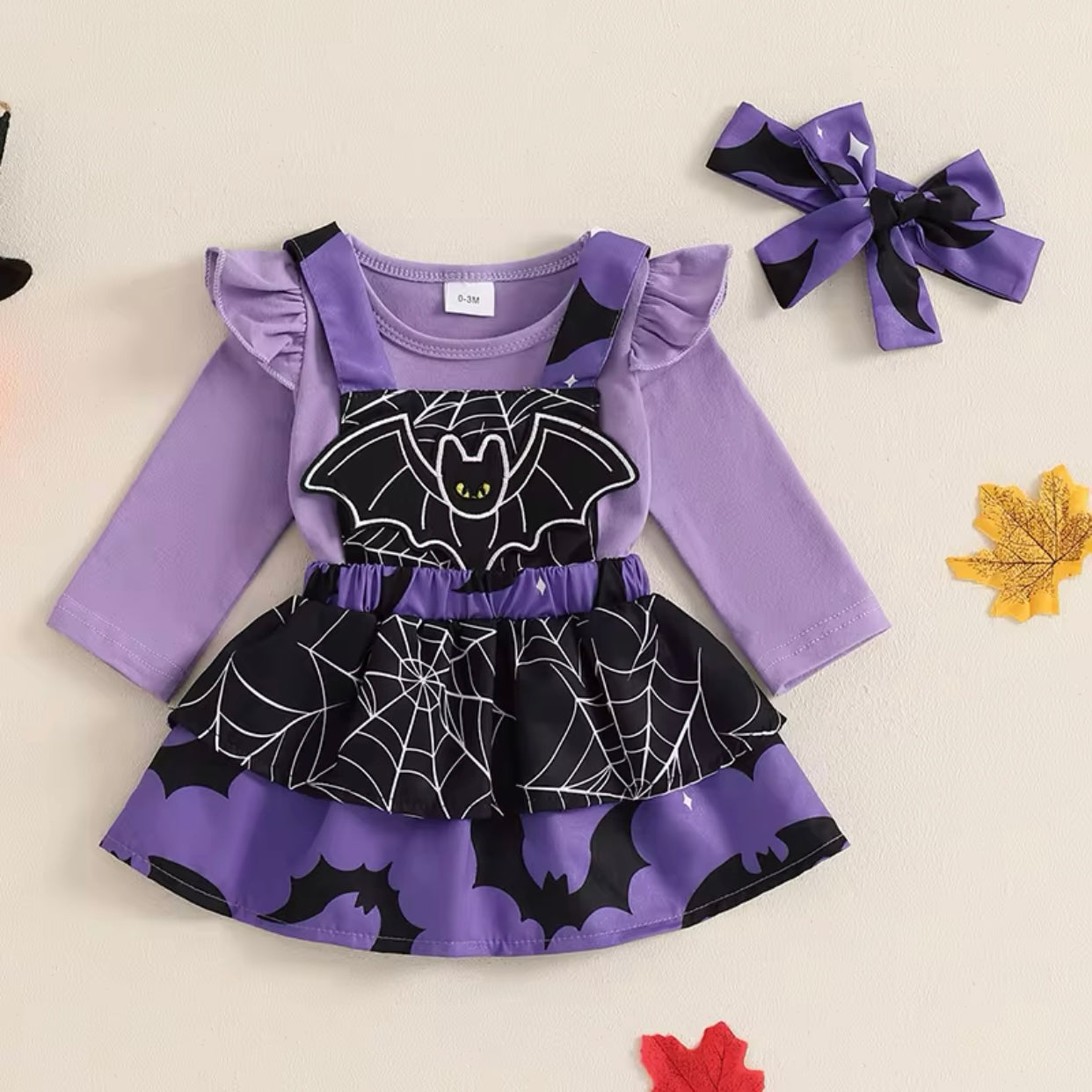 Baby Girls Halloween Bodysuit & Dress Costume (Age Newborn - 18M)