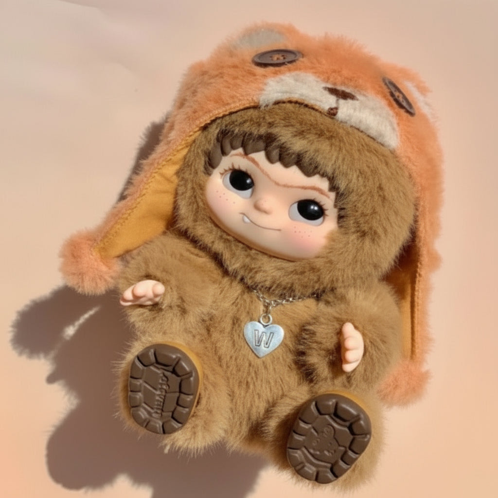 WAKUKU Trendy Party Blind Box – 15cm Plush Figurine Doll | Themed Character Keychain Multicolor G