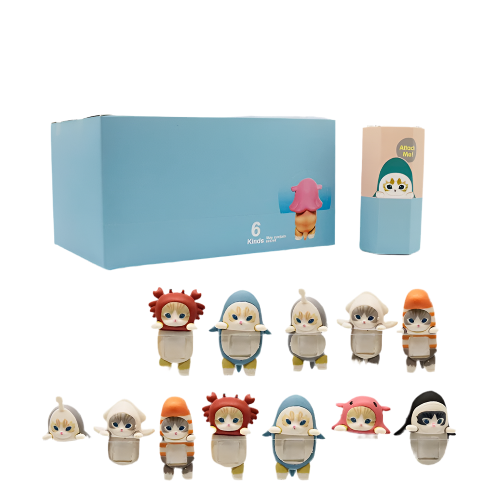 Mofusand HIPPERS Mofusand Cats Figureines 12 pcs