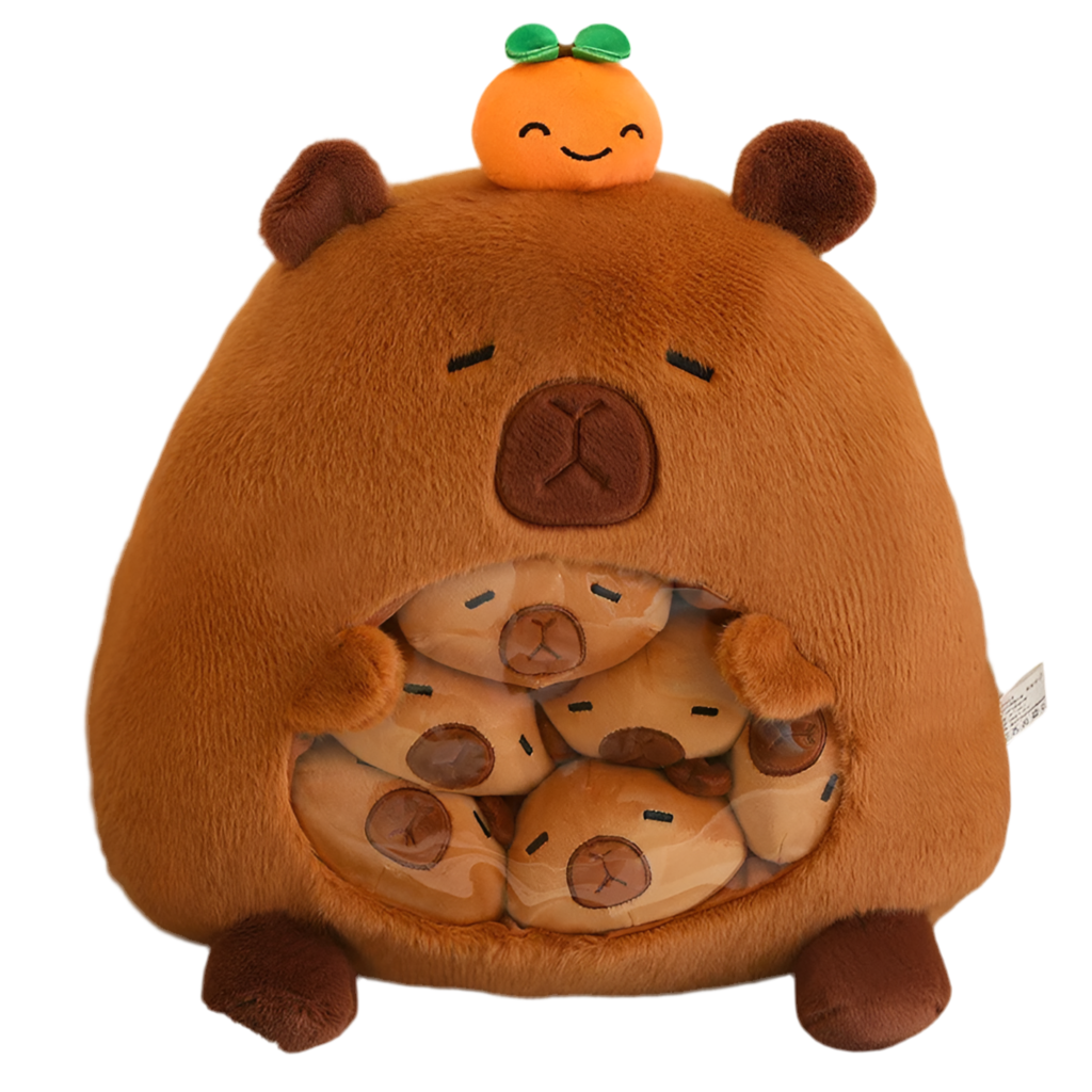 Plush Panda Koala Capybara Pudding Bag Stuffed Toy 35-50cm