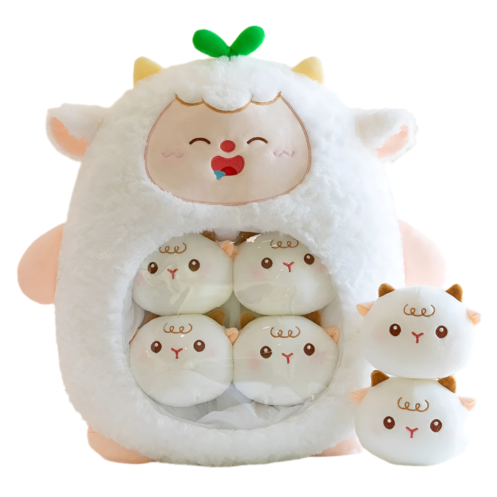 Plush Panda Koala Capybara Pudding Bag Stuffed Toy 35-50cm