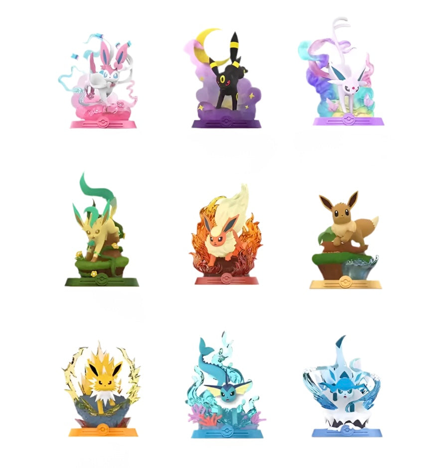 Eeveelution Figures Pokémon Eevee 10-13cm 9 Piece