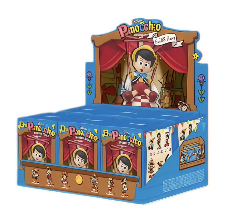 Disney Pinocchio – Growth Diary Series Collectible Figure | Cute Desktop Decoration • Trendy Blind‑Box 6 Pack