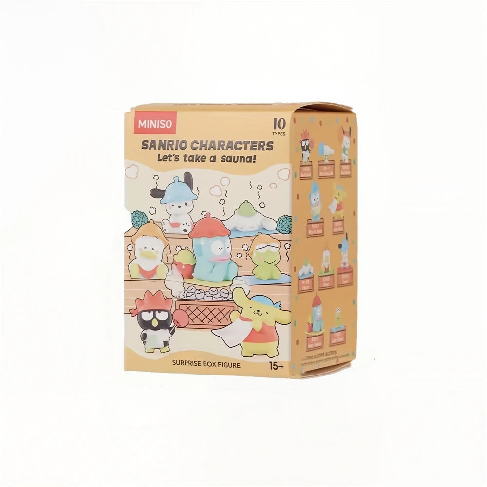 MINISO Sanrio Characters "Let's Take a Sauna!" Surprise Blind Box Figure