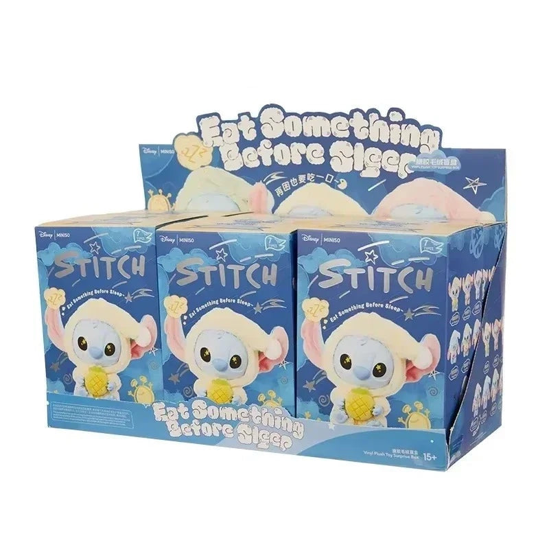 Miniso Disney Stitch "Eat Something Before Sleep" Series Plush Figure Blind Box