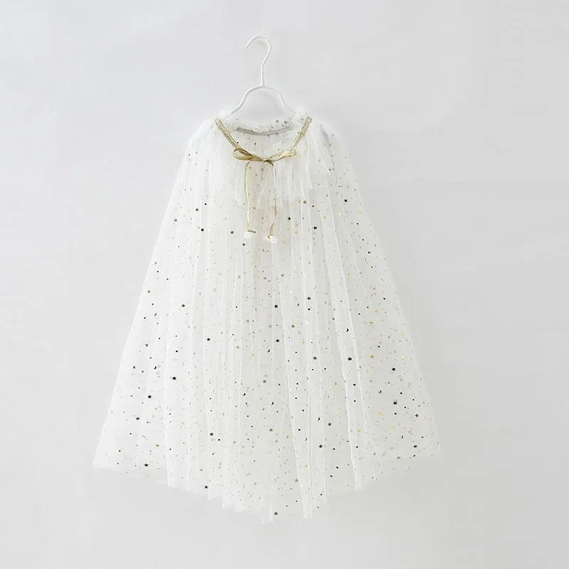 Girls Princess Sequin Dress Up Cape (24M-12 YRS) EL0309