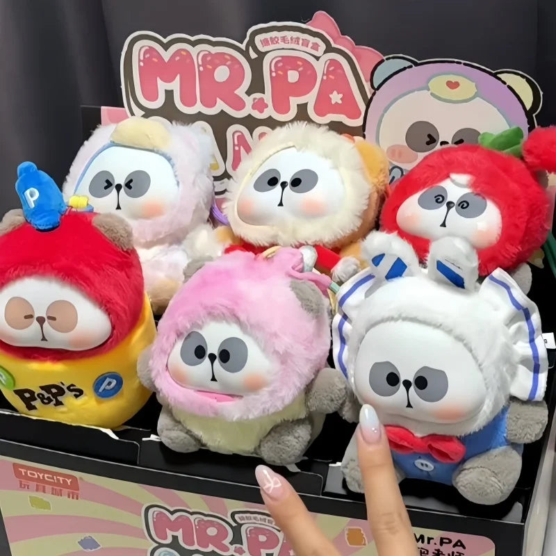 Genuine Mr.Pa Candy Series Blind Box Little Panda Candy Vinyl Face Doll Bag Pendant Mystery Box Kawaii Collect Toy Girl'S Gift