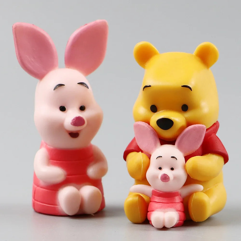 10-Piece Set of Winnie the Pooh & Friends Collectible Figurines