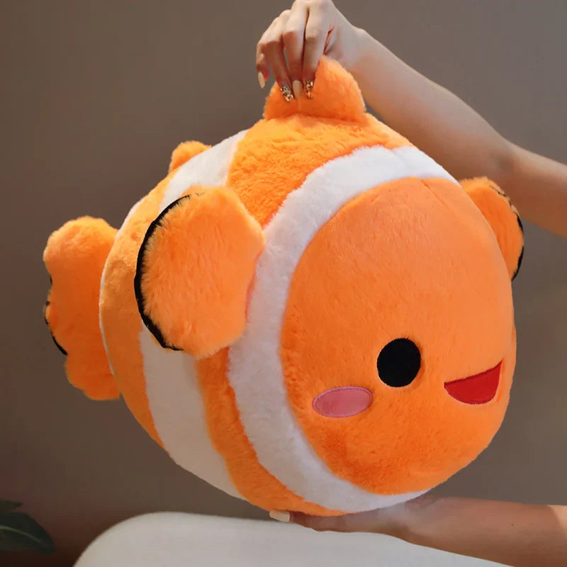 Plush Fluffy Clownfish Pillow Toys l Stuffed Toy - 50-60cm