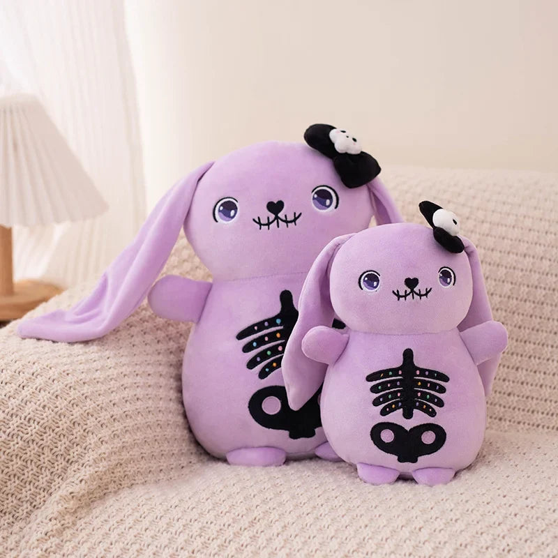 Plush Spooky Skeleton Bunny Rabbit Stuffed Toy 22-30cm