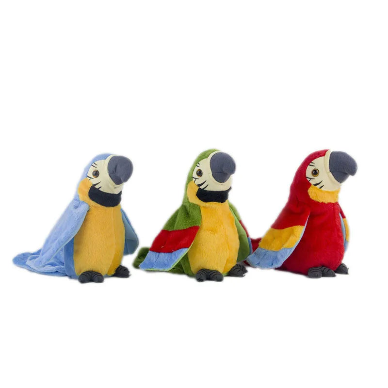 Talking Parrot Toy Mimicry Pet Speaking Plush Toy