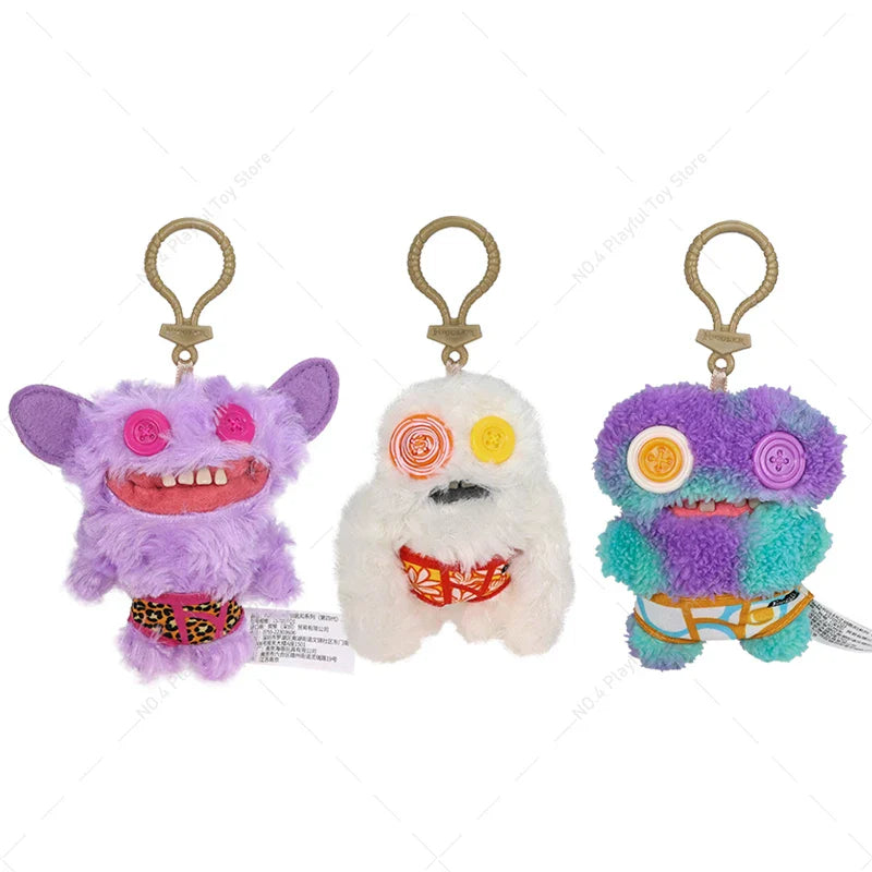Plush Fuggler Ugly Monsters Teeth Plush Keychain Pendant Toy