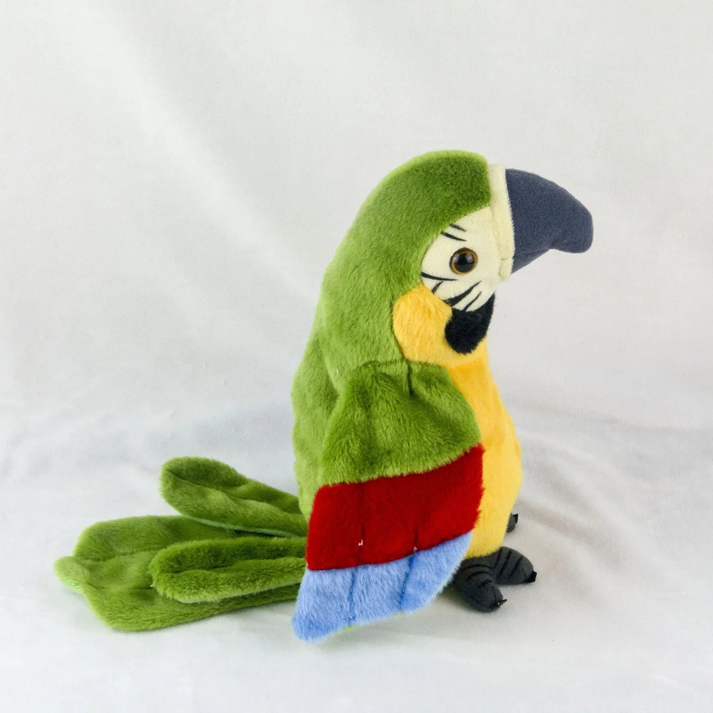Talking Parrot Toy Mimicry Pet Speaking Plush Toy Green