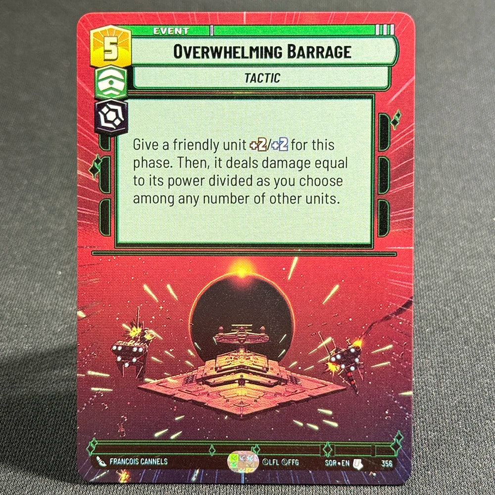 Star Wars Unlimited Proxy Card Set – Red Command Series | Boba Fett, Bodhi Rook, DJ Tech, Aggression & Barrage | Casual Play & Display (356)