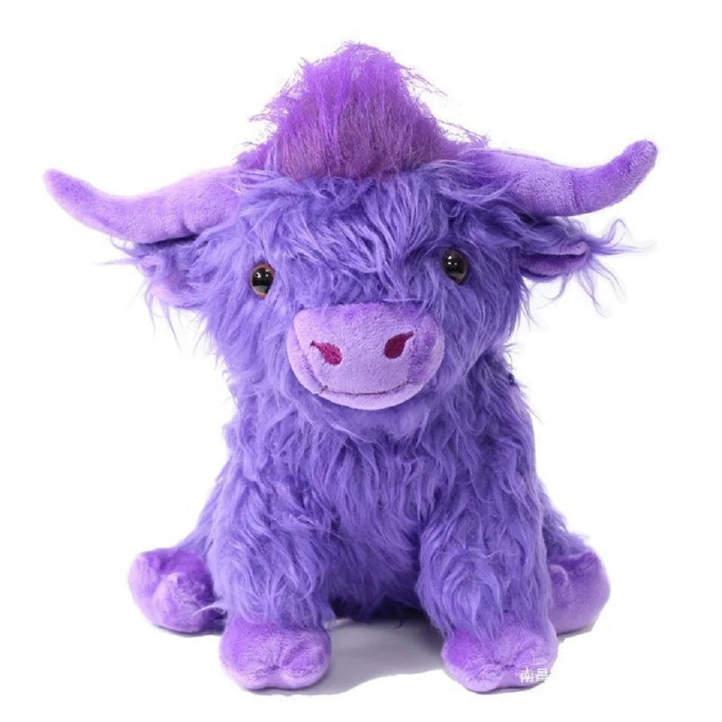 Plush Cute Highland Cow Stuffed Toy - 25cm