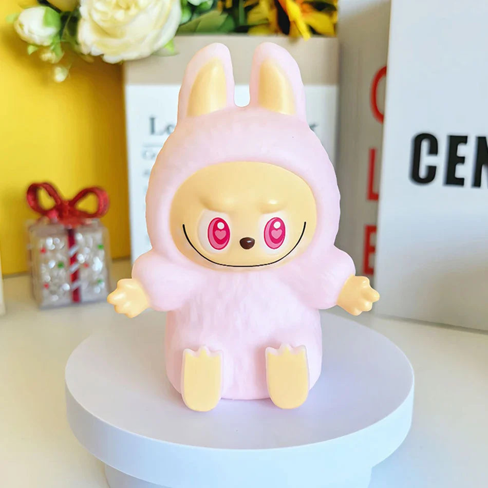 Labubu Adorable Cartoon Night Light Pink