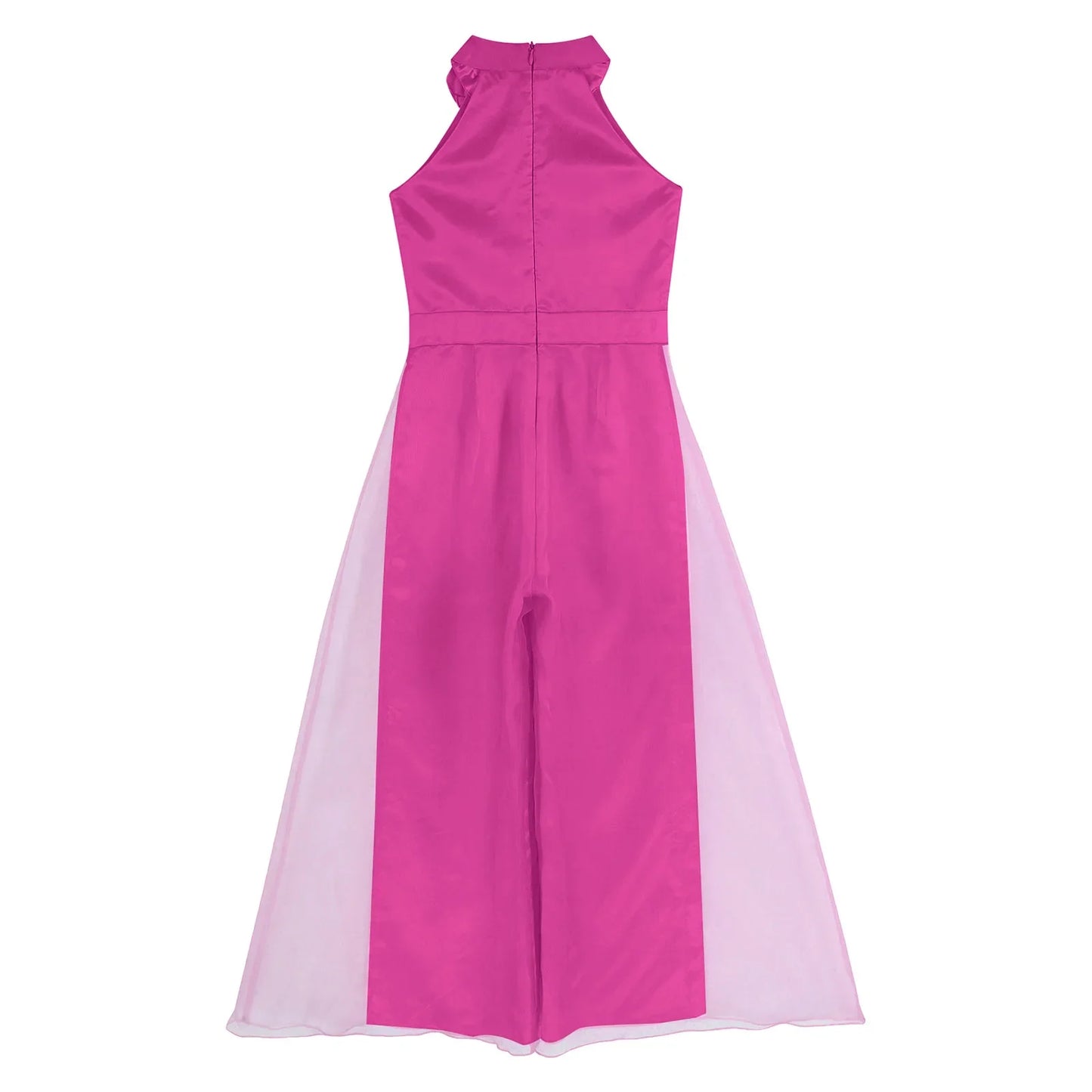 Girls Halter Neck Sleeveless Wide Leg Jumpsuit (6-14 YRS)