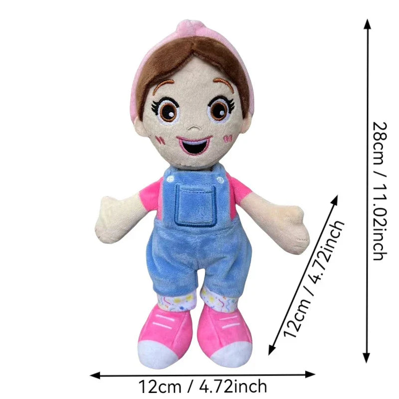 Ms Rachel & Herbie Plush Toys – 28cm Soft Stuffed Dolls | Educational Character Plushies