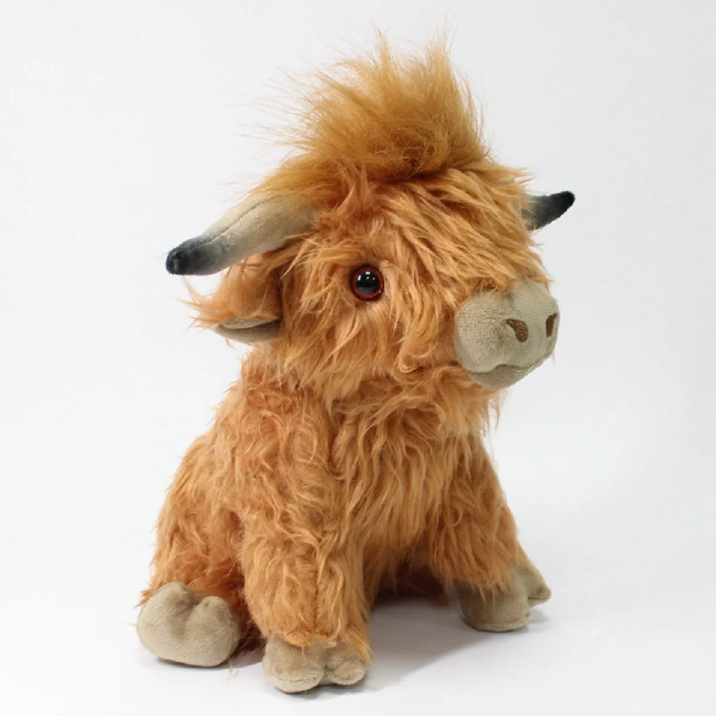 Plush Cute Highland Cow Stuffed Toy - 25cm