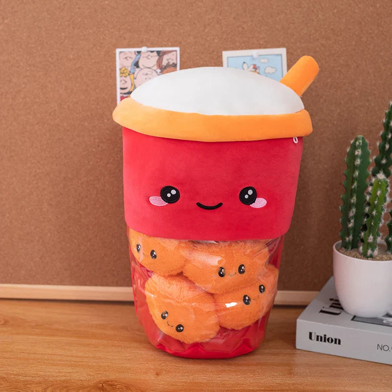 Plush Boba Milk Tea Stuffed Toy - 40cm