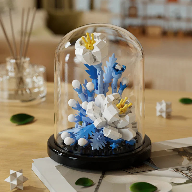 Creative Building Block Flower Display 248pcs
