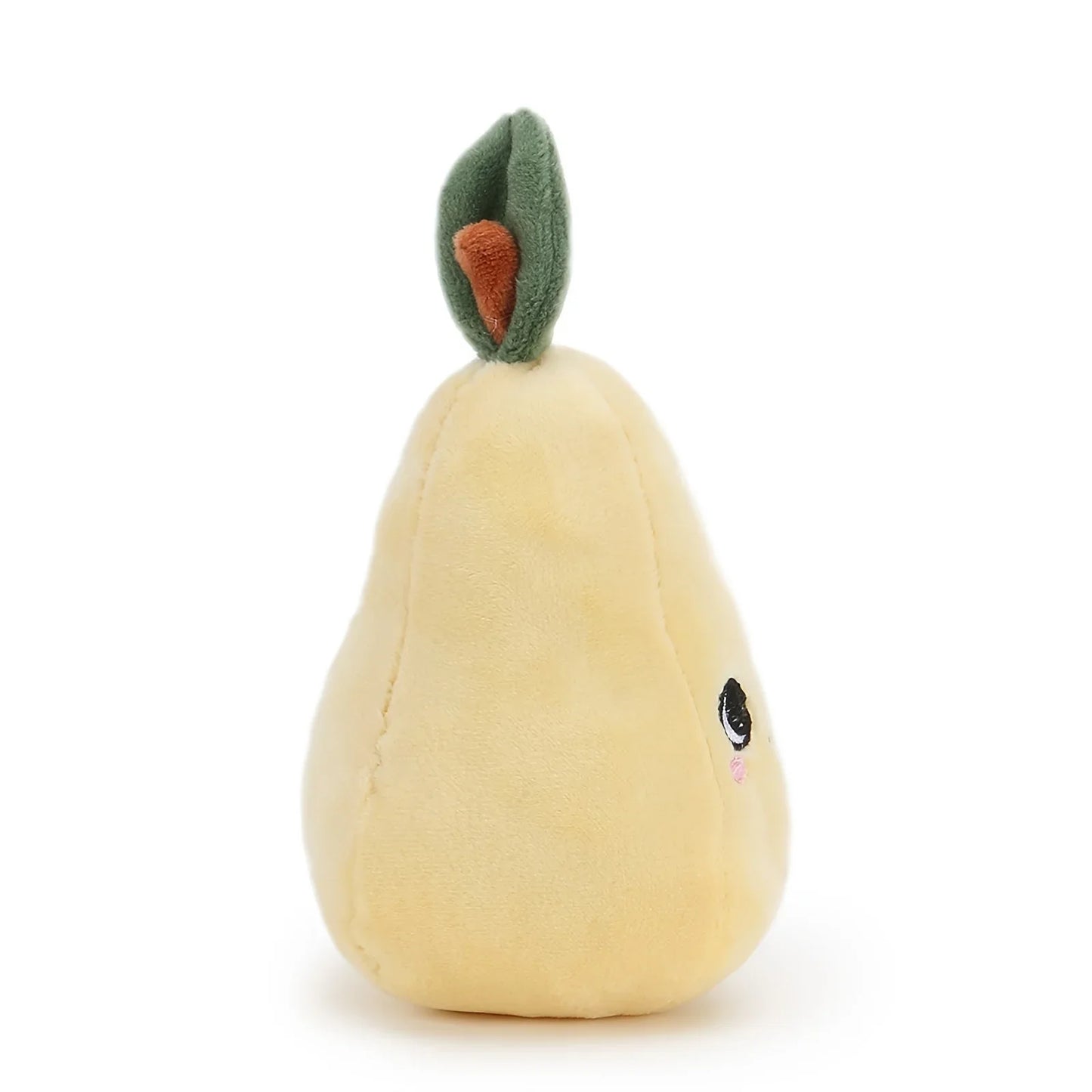 10CM Yellow Pear Plush Fruit And Vegetable Garden Series Yellow Pearl Stuffed Comfort Toys