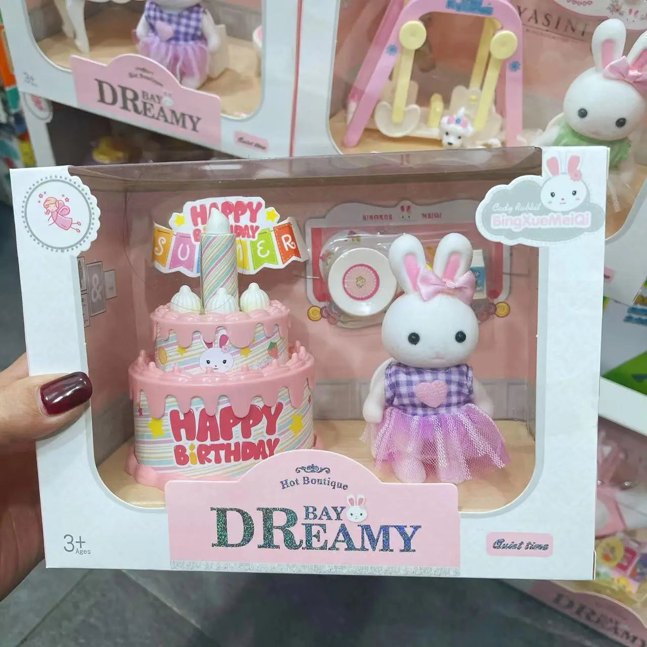 Little Rabbit Dresser Scene Playset – Simulation Modelling Toy