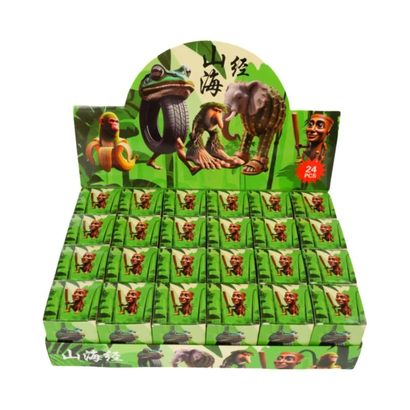 Italian Brainrot Blind Box Figures Tralalero Tralala or Tung Tung Tung Sahur - 24 Pack