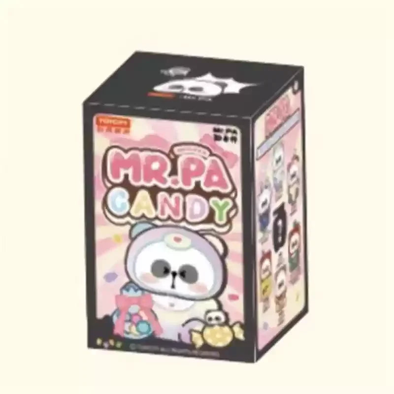 Genuine Mr.Pa Candy Series Blind Box Little Panda Candy Vinyl Face Doll Bag Pendant Mystery Box Kawaii Collect Toy Girl'S Gift Random 1pcs