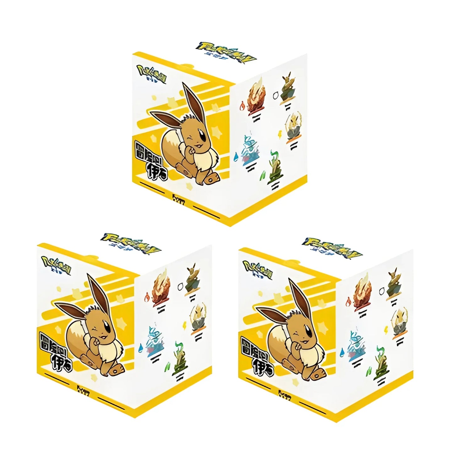 Eeveelution Figures Pokémon Eevee 10-13cm Random 3 Piece