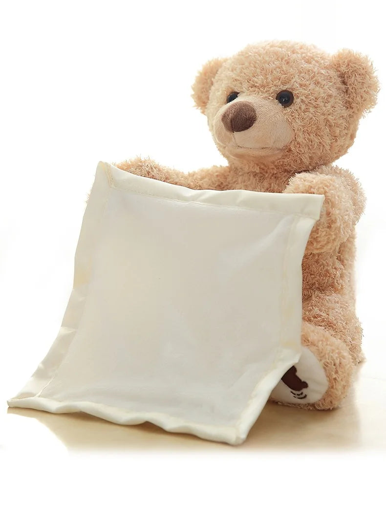 Plush Peek-A-Boo Teddy Bear Hide and Seek Shy Bear - 30cm