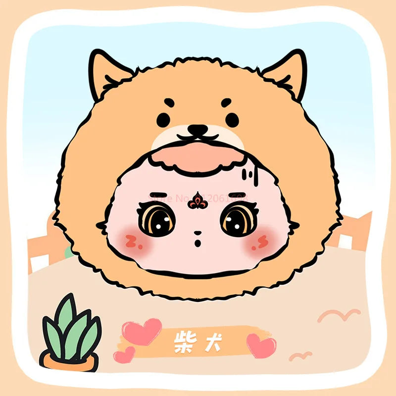 Huoling Family Never End Serie Cute Blind Box Vinyl Doll Mystery Bag Kawai Tide Play Desktop Decoration Collect Pendant Toy Gift