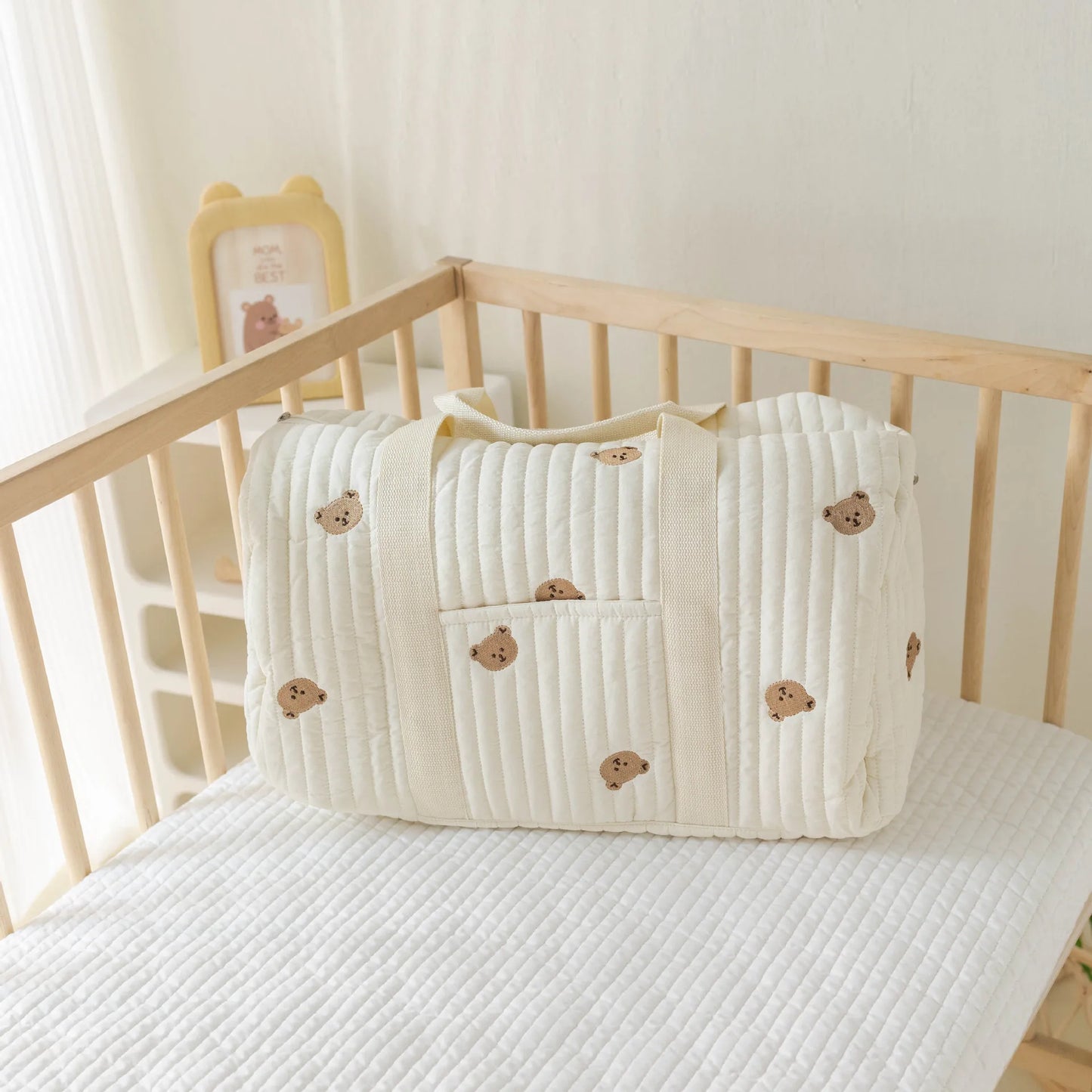 Large Mommy Diaper Bag Bear