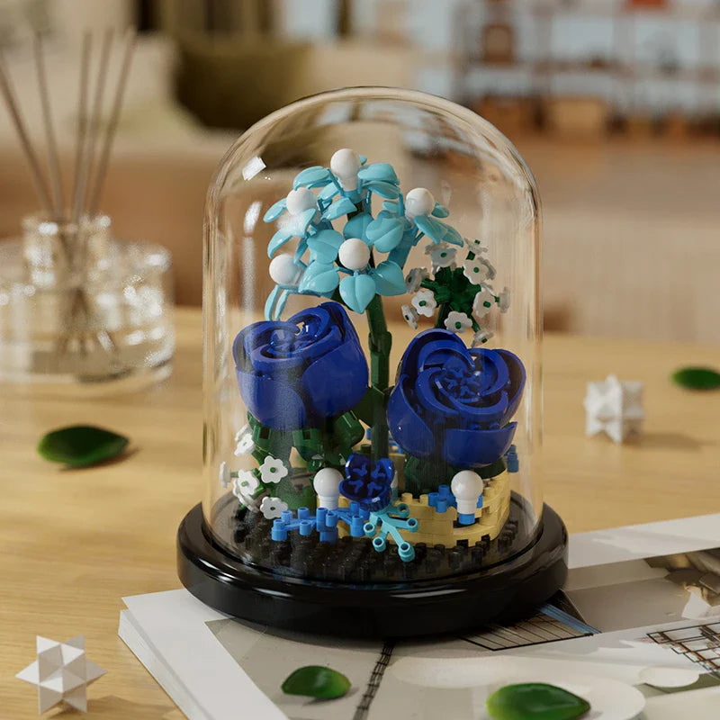 Creative Building Block Flower Display 270pcs