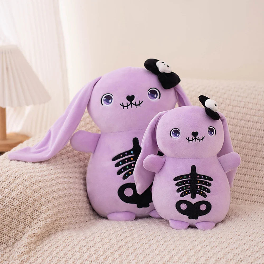 Plush Spooky Skeleton Bunny Rabbit Stuffed Toy 22-30cm