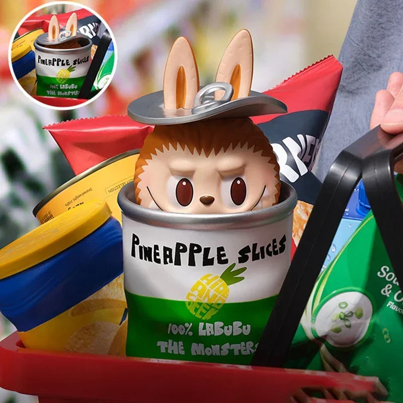 POP MART THE MONSTERS Almost Hidden Series Blind Box Toys Kawaii Anime Action Figure Caixa Caja Surprise Mystery Box Dolls Girls Canned Pineapple