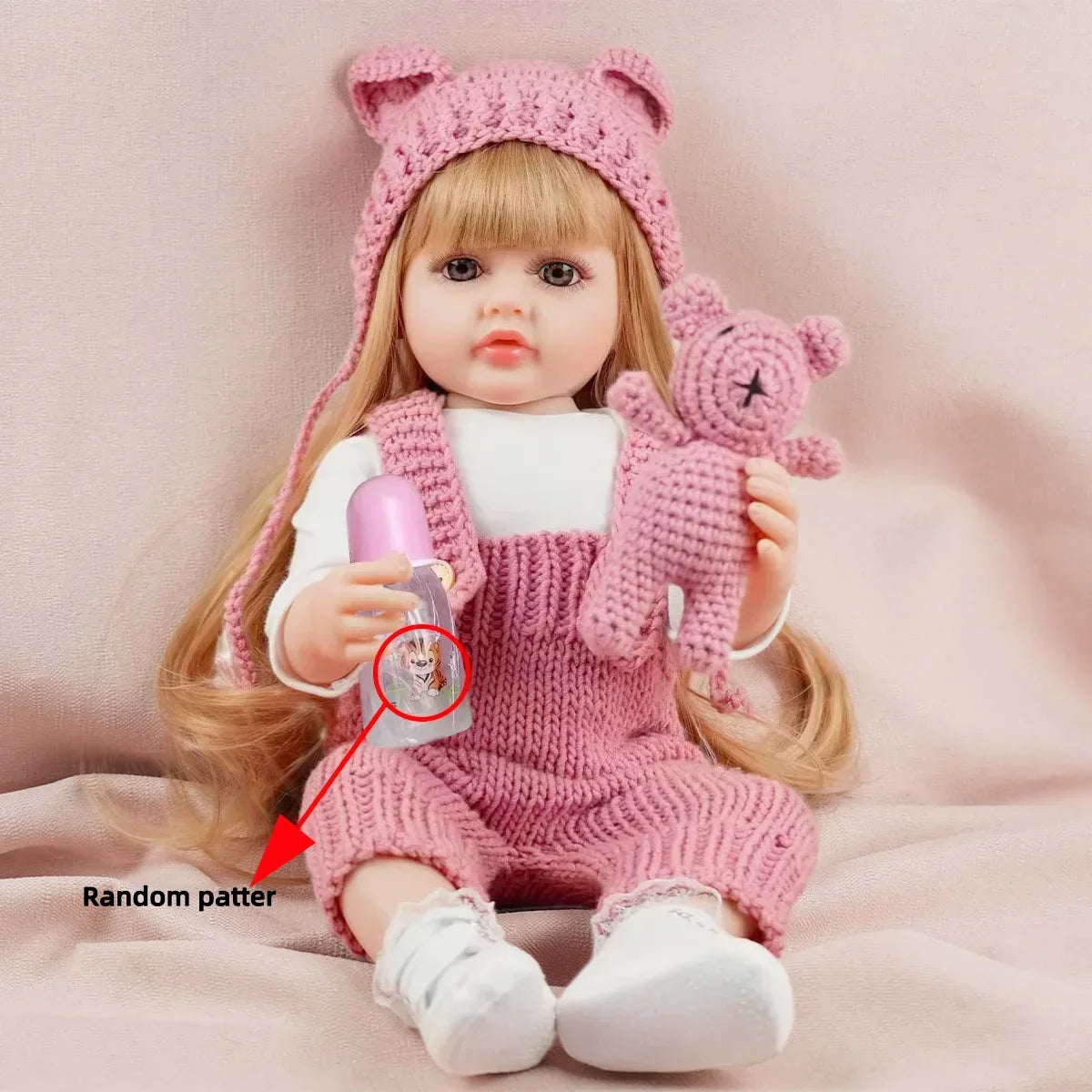 Reborn Toddler Lifelike Doll 55cm