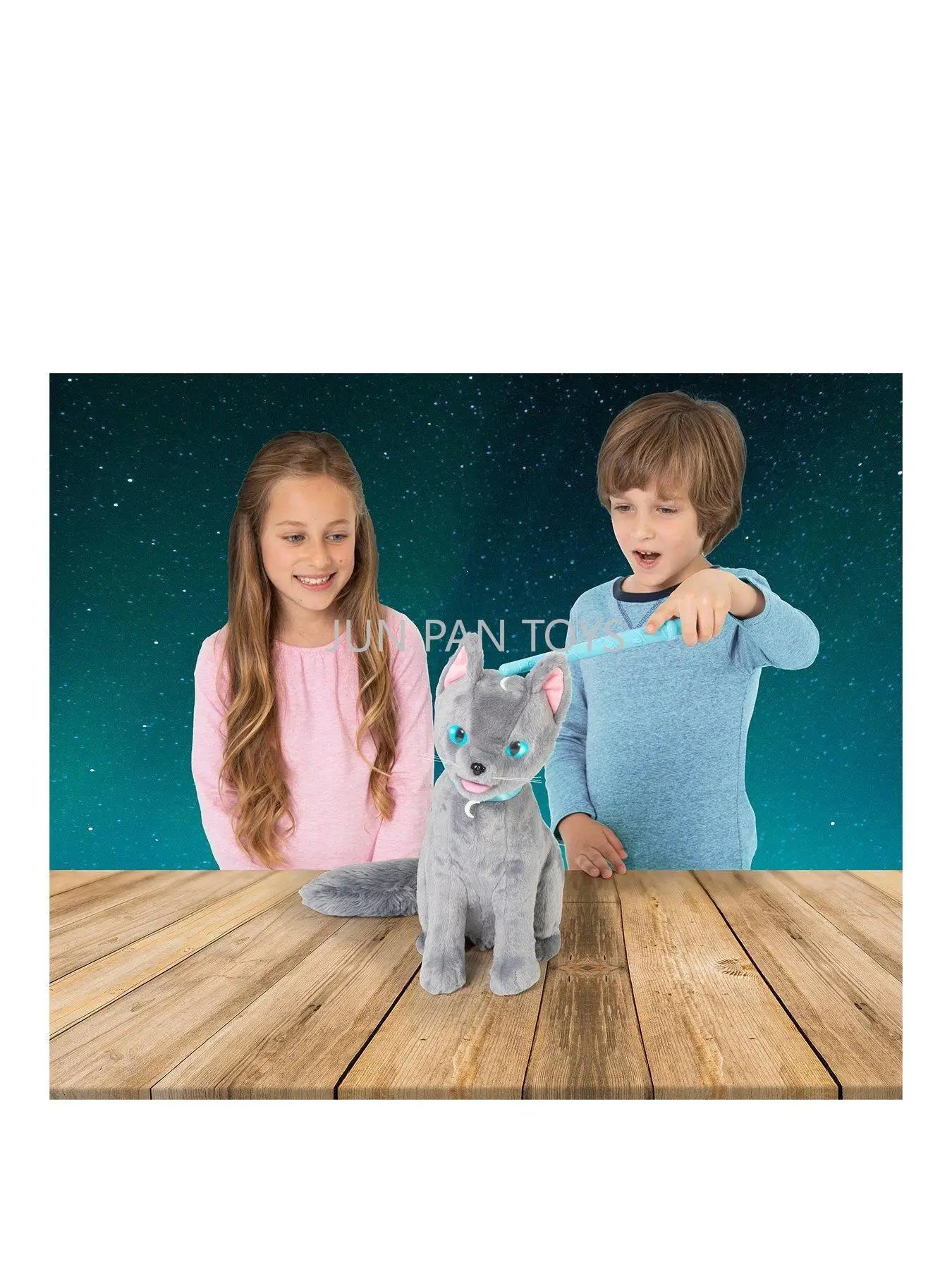 Club Petz Mystery Electronic Interactive Plush Cat Talking Toy
