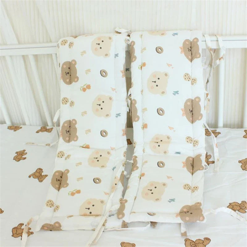 Baby Safety Guardrail Soft Cotton Bumper