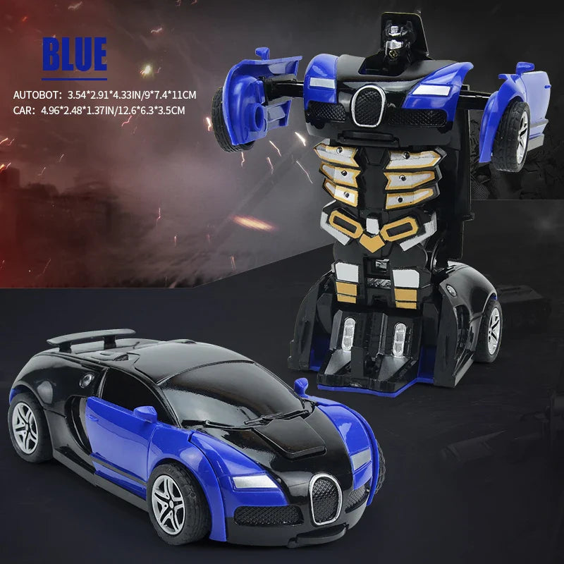 Transformer CarRobot Model Push and Go Car Vehicle