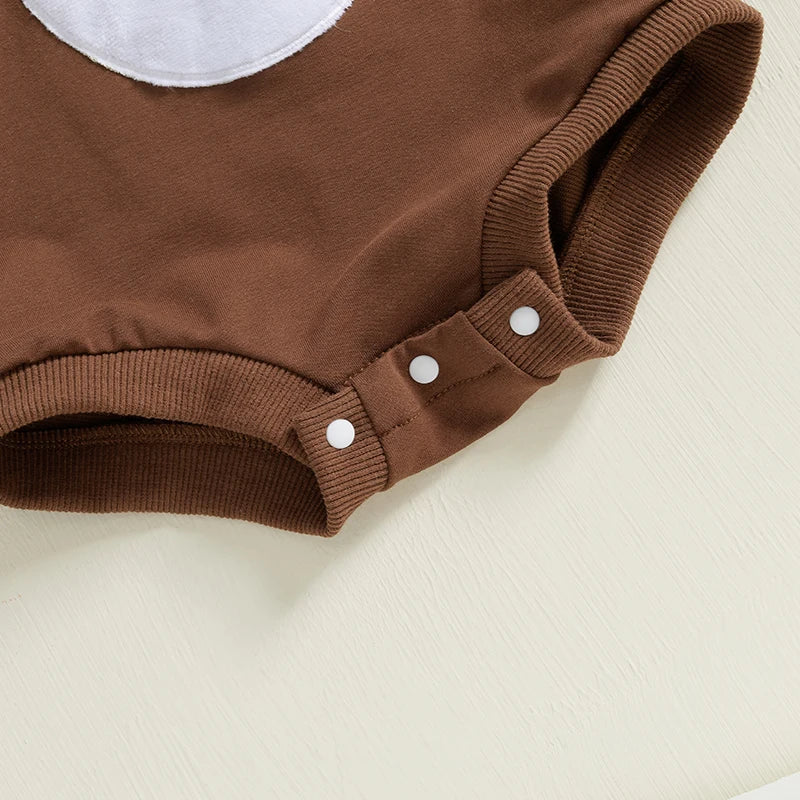 Baby Girls/Boys Reindeer Christmas Romper & Hat (Age Newborn-18M)